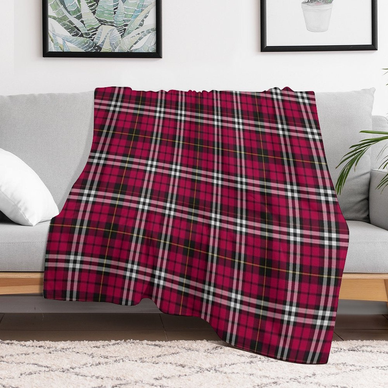 Clan Little Tartan Quick-dry Throw Blanket
