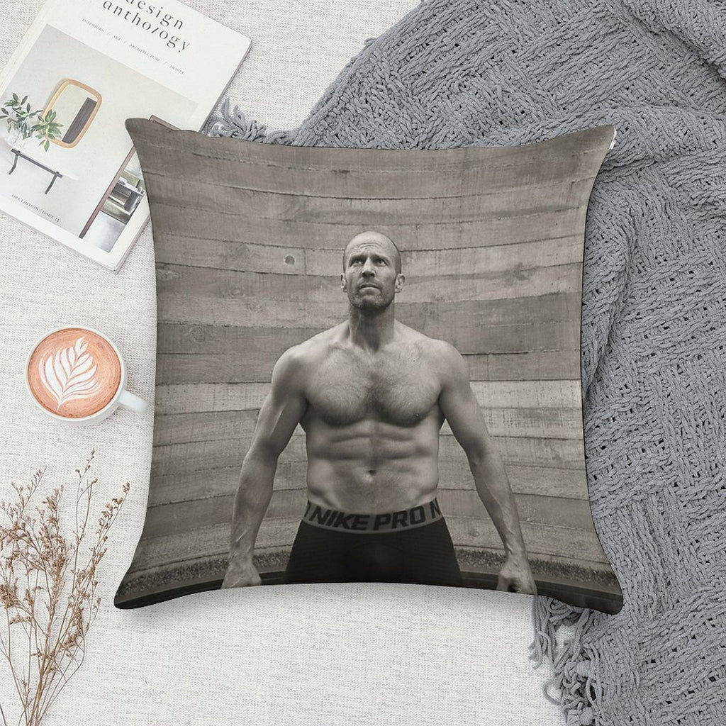 Jason Statham Soft Style Accent Throw Pillow