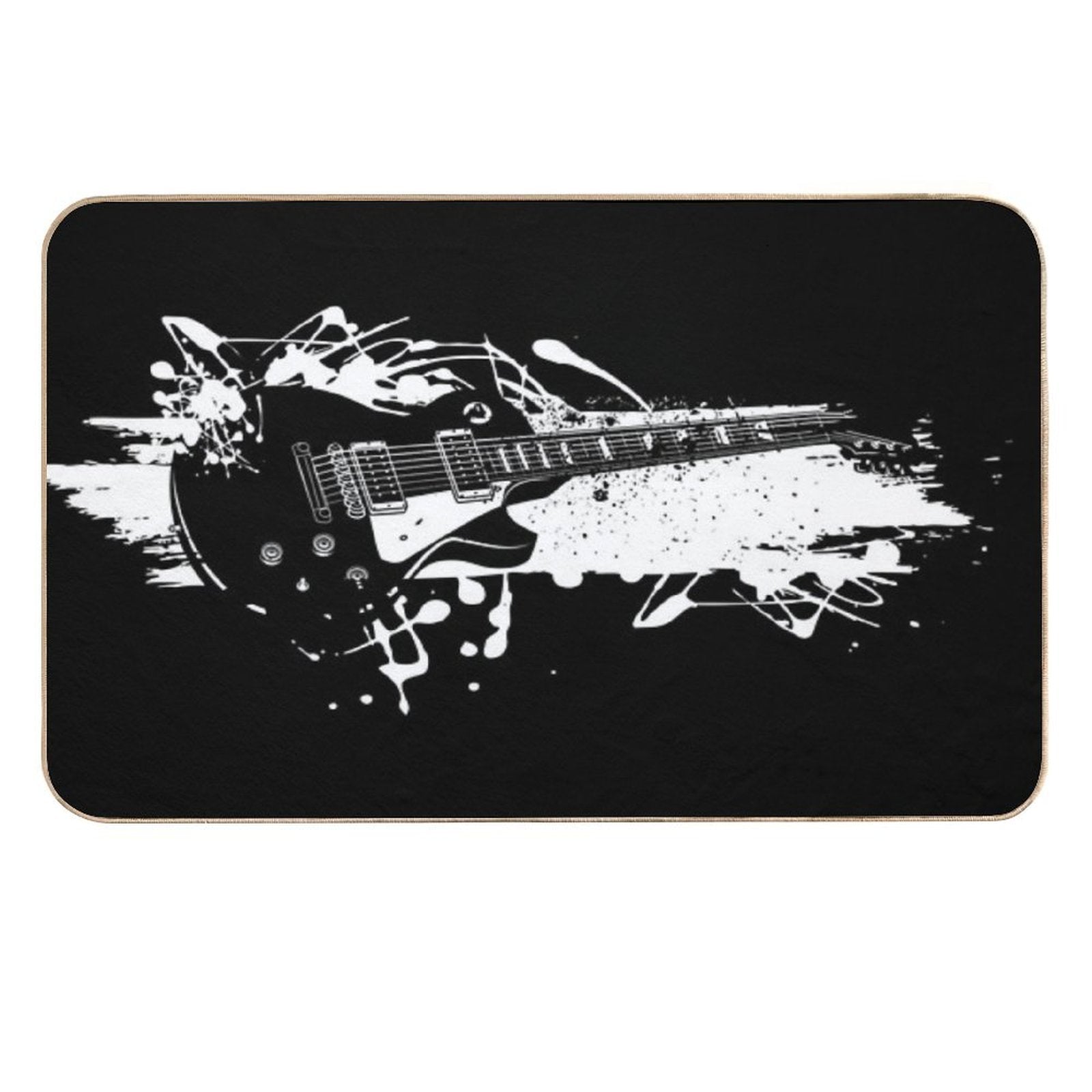 Rock Guitar  Absorbent Bath Mat