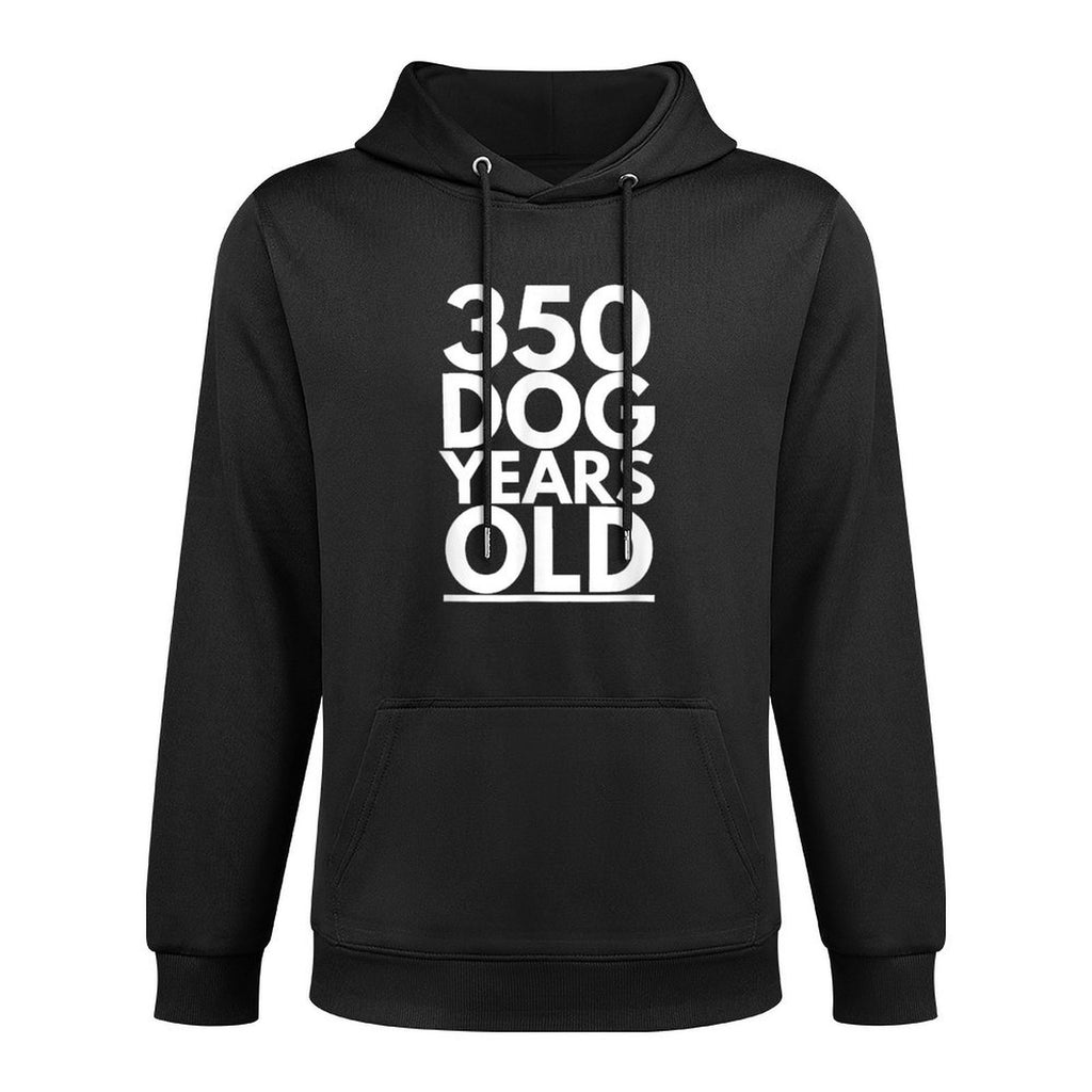 350 Dog Years Old - Funny 50th Birthday Gift T Shape Retention Hoodie