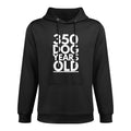 350 Dog Years Old - Funny 50th Birthday Gift T Shape Retention Hoodie