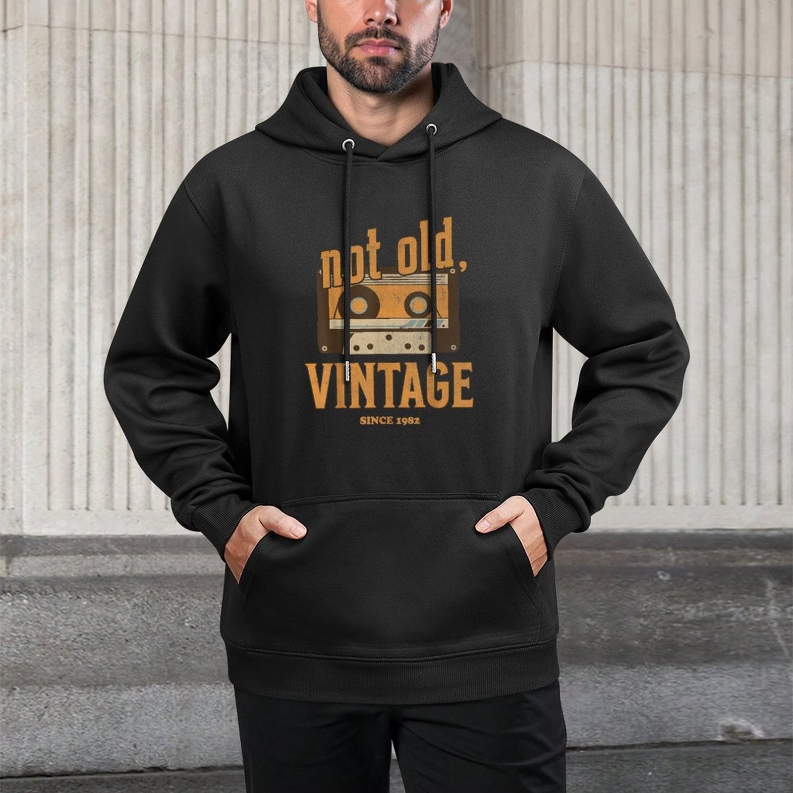 40 Years Old Vintage Since 1982 40th Birthday Shape Retention Hoodie