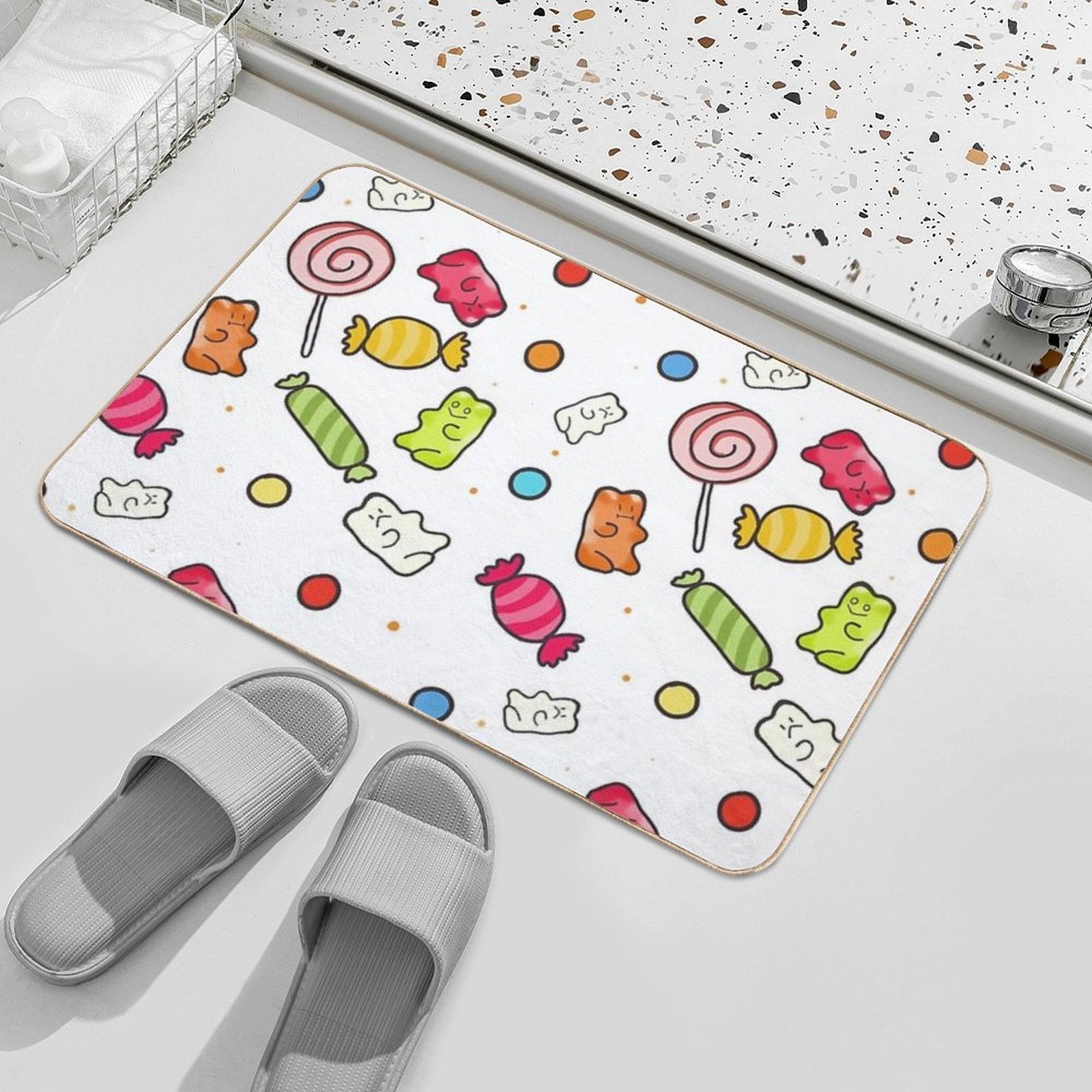 Gummy Bears  Non-Slip Bath Mat