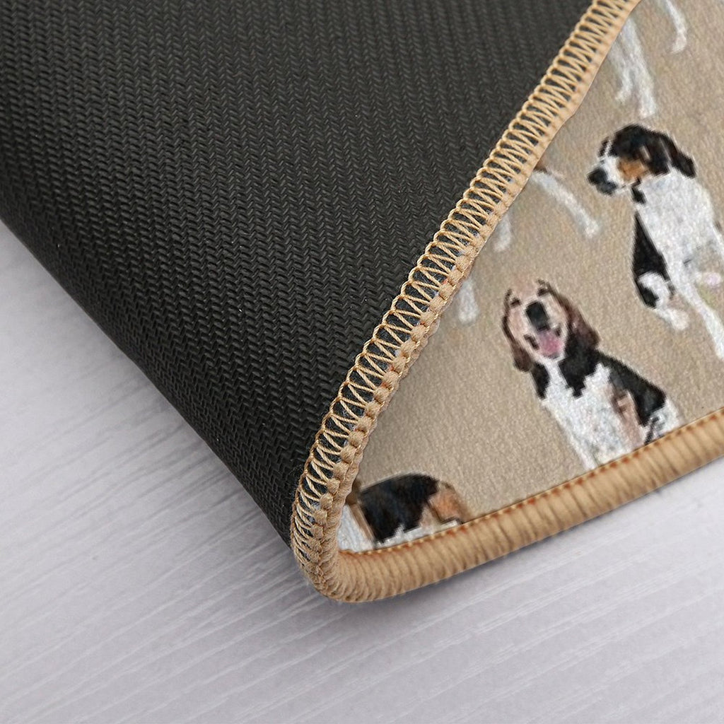 Treeing Walker Coonhound on Tan  Pet-Safe Bath Mat