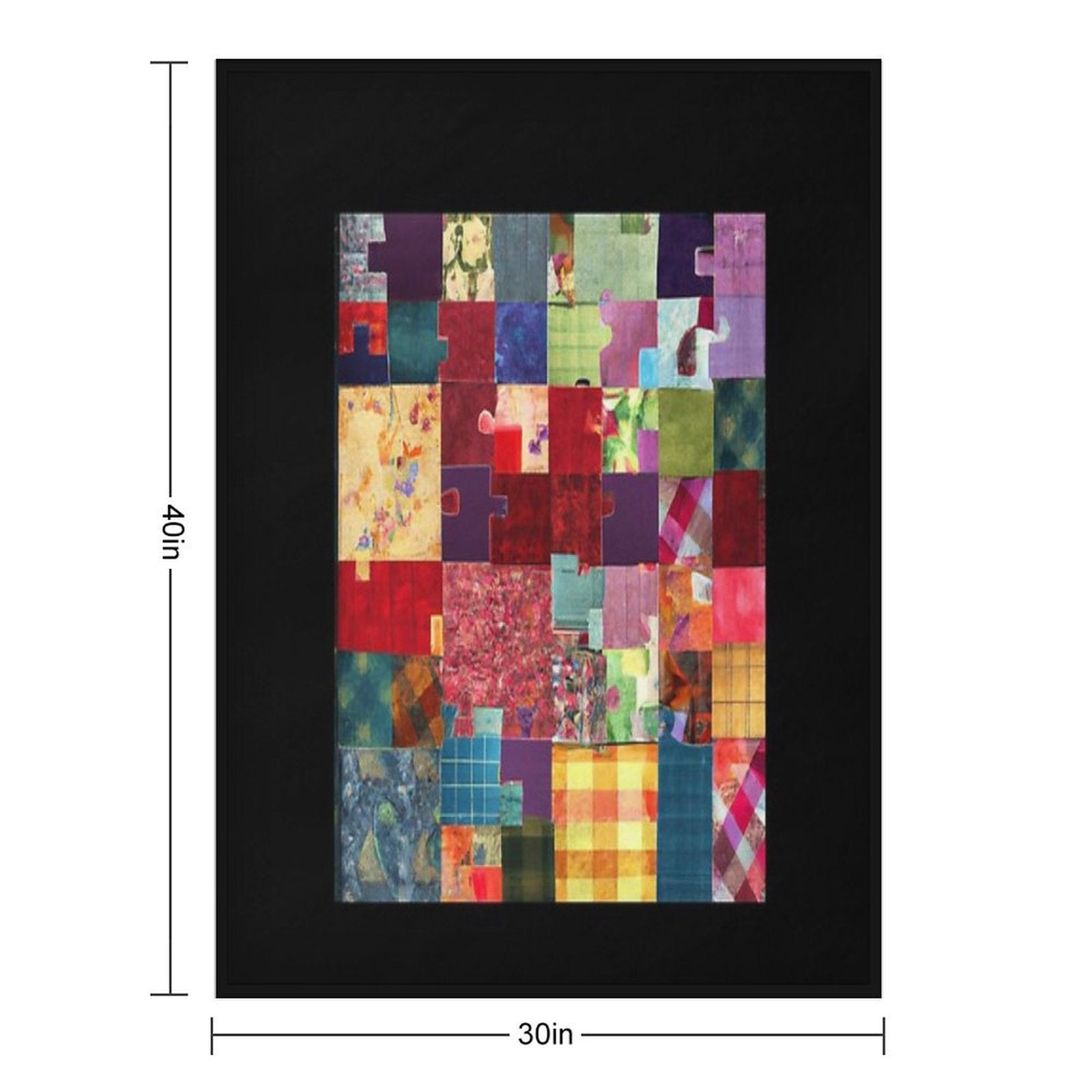 Patchwork  Art  Coolest  Fun Versatility Throw Blanket