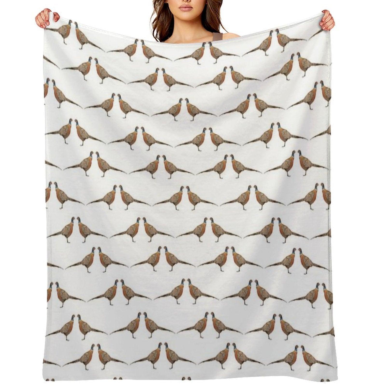 Pheasant Pattern Premium Throw Blanket