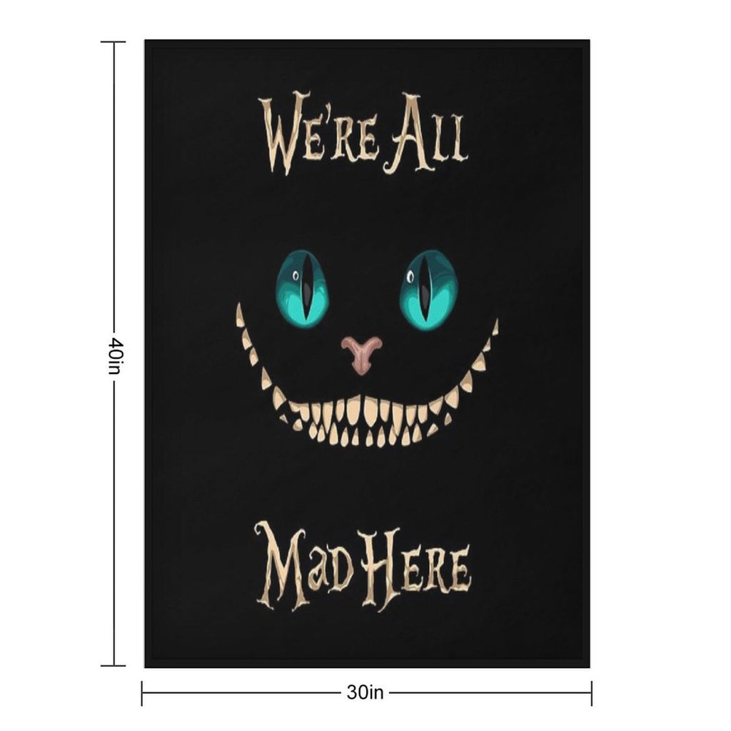 Alice In Wonderland All-season Throw Blanket