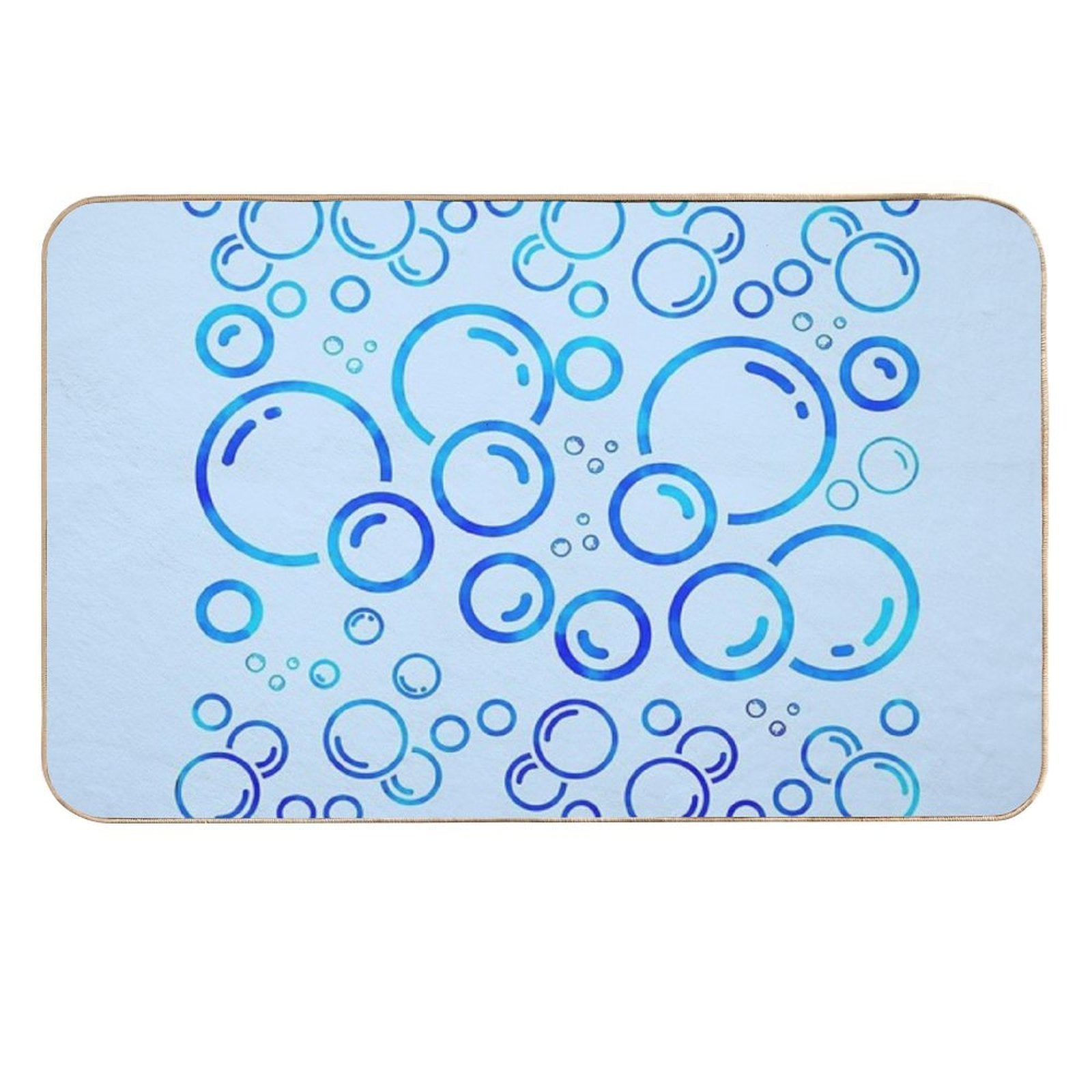 Bubble Blues  Anti-Trip Bath Mat