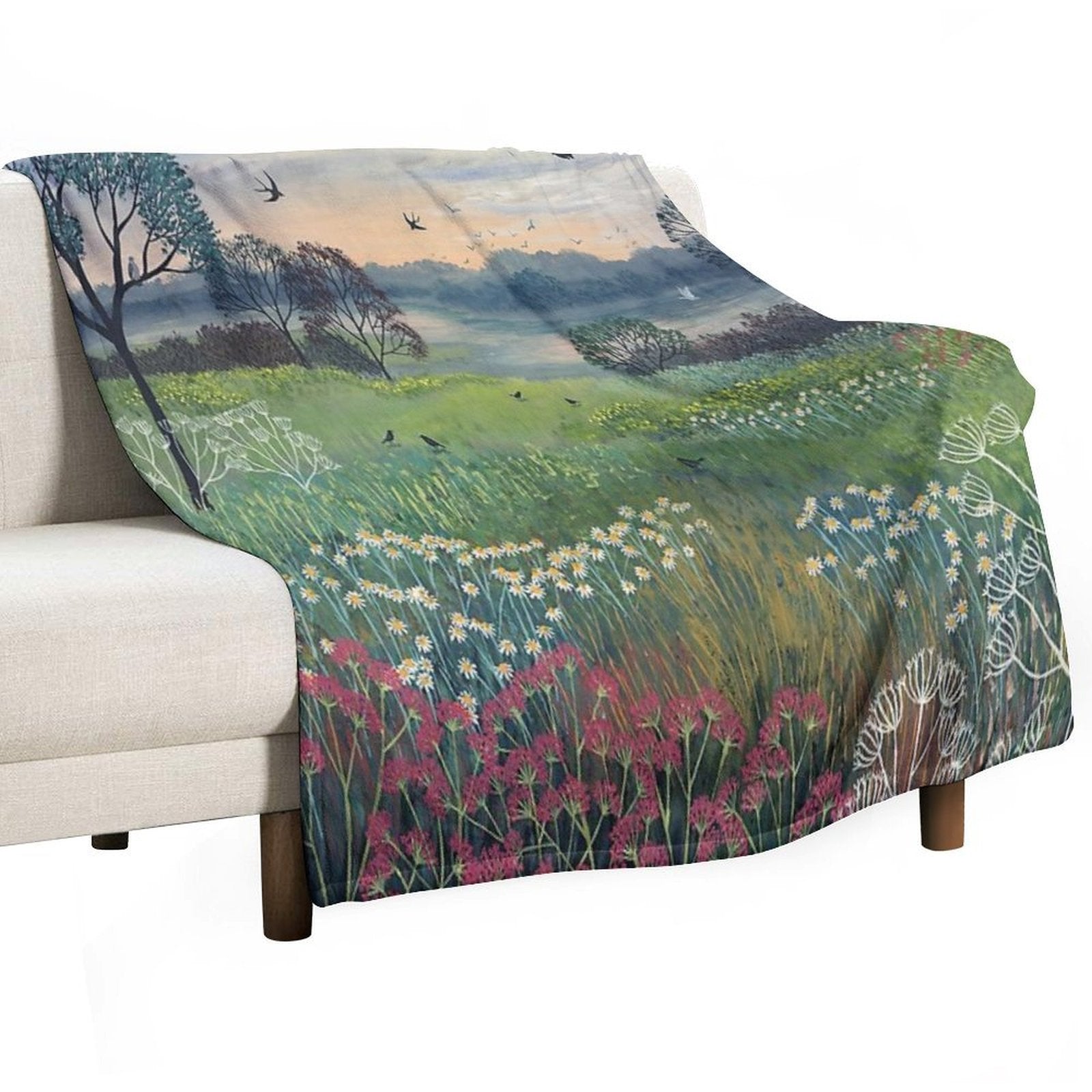 Summer's Eve Compact Throw Blanket