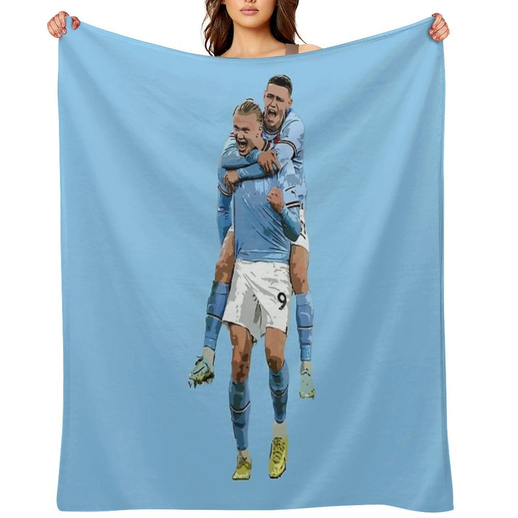 Halaand + Foden Quick-dry Throw Blanket