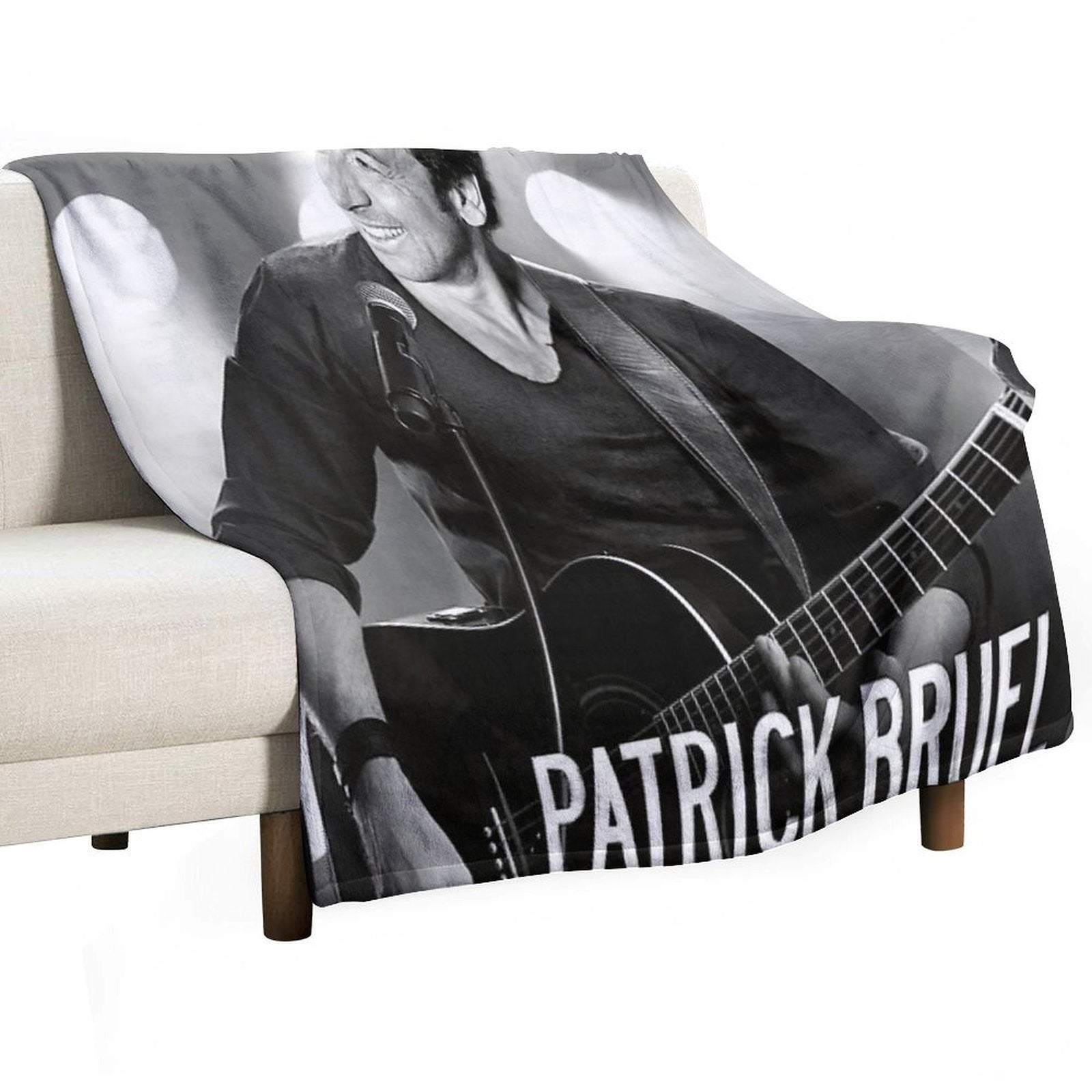 Thighaag Patrick Bruel Show Tour TOURNEE En ACOUSTIQUE 2022 Compact Throw Blanket