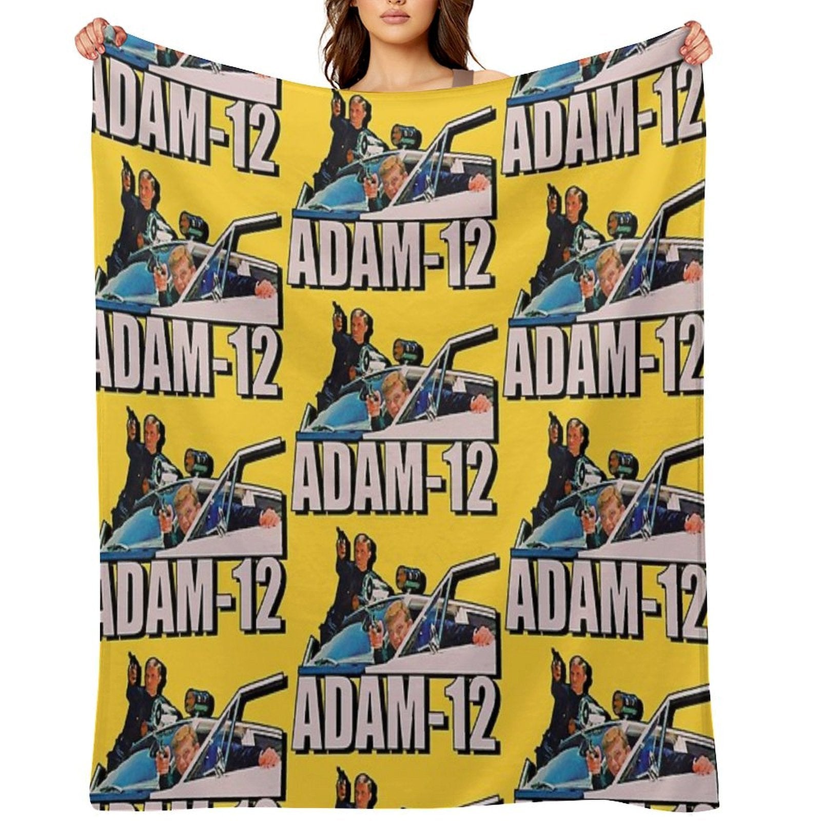 Retro One Adam 12 Tribute Quick-dry Throw Blanket