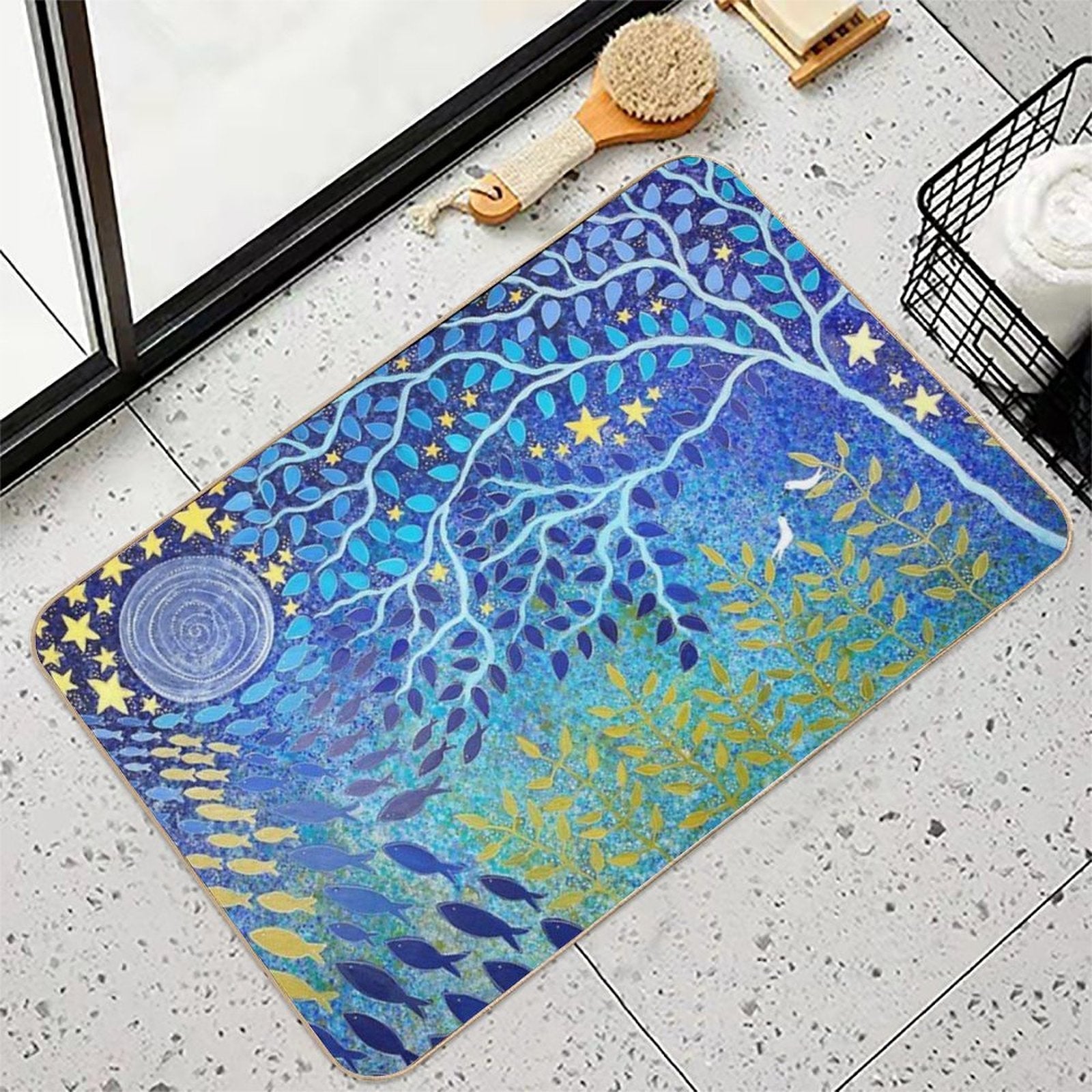 I Just Want to Be With You  Pet-Safe Bath Mat