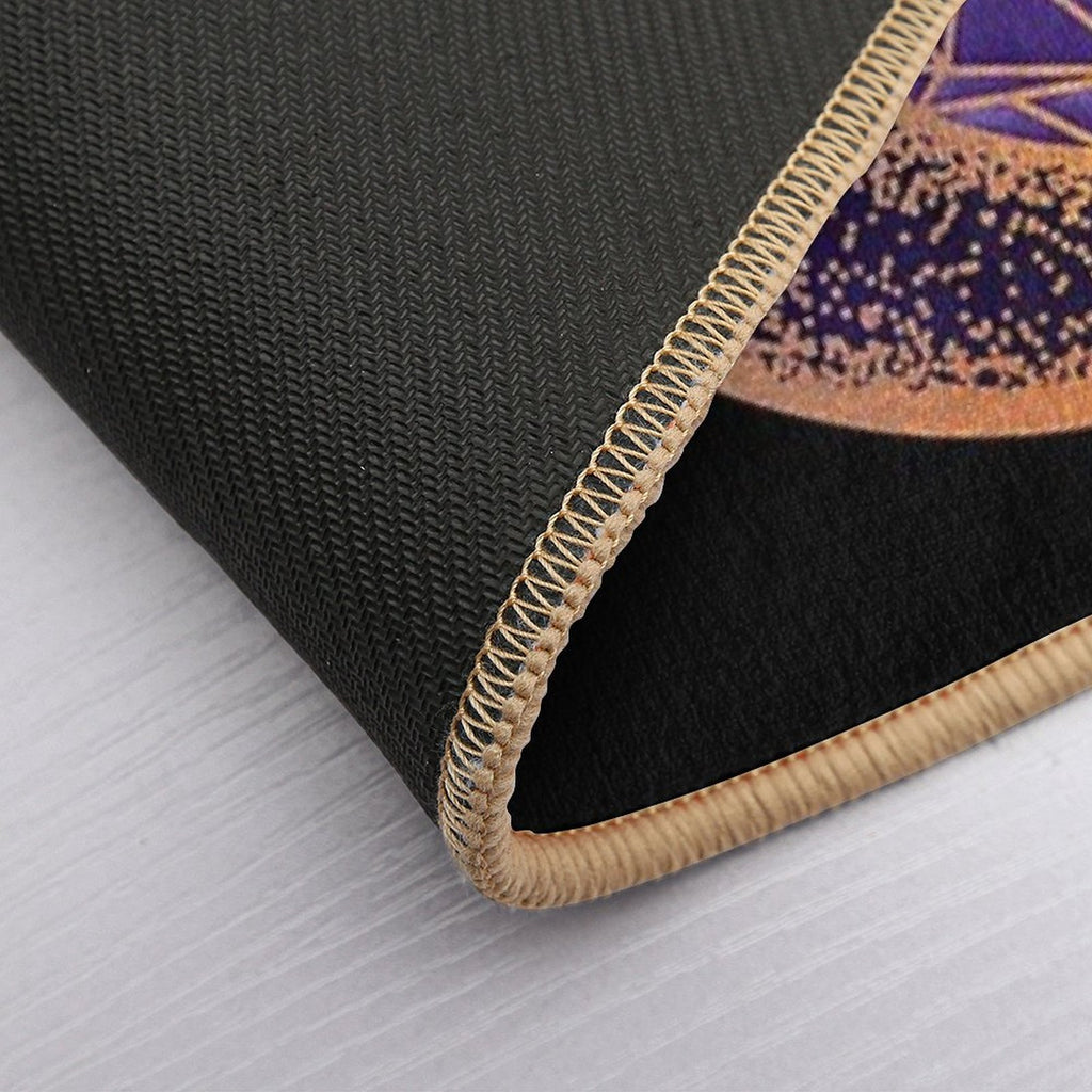 Gold Night Court Insignia  Non-Slip Bath Mat