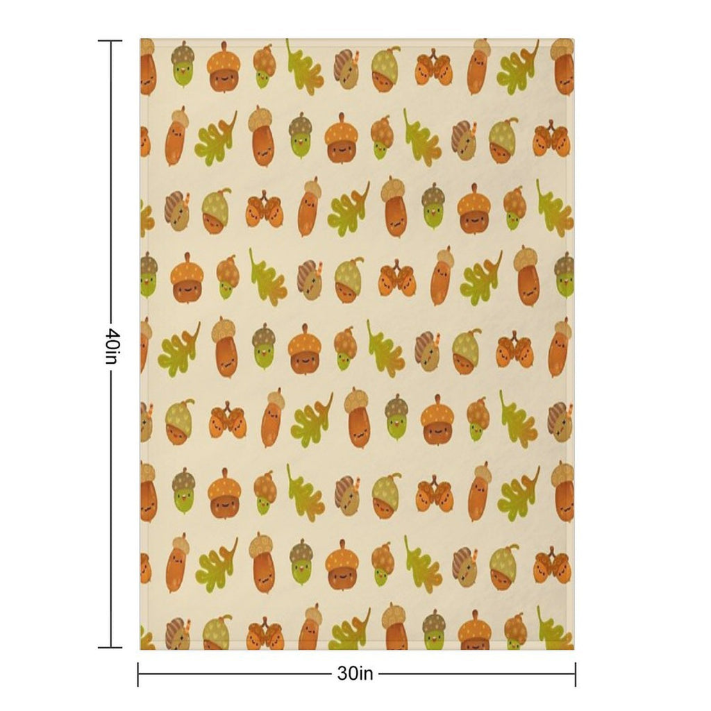 Acorns Gift-ready Throw Blanket