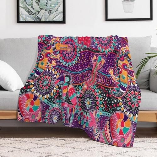 Australian Dreamtime Comfort Throw Blanket