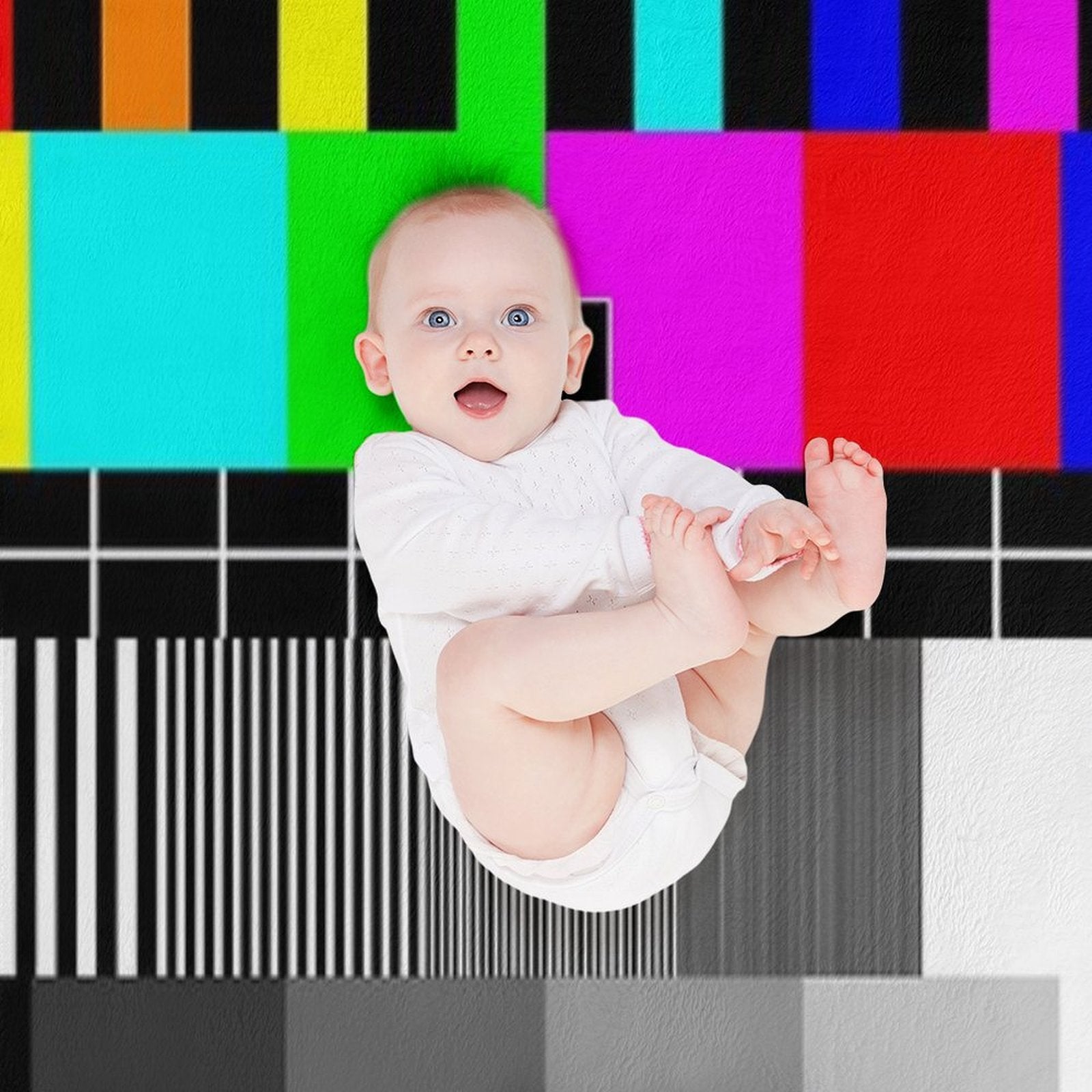 Television Test Card All-season Throw Blanket