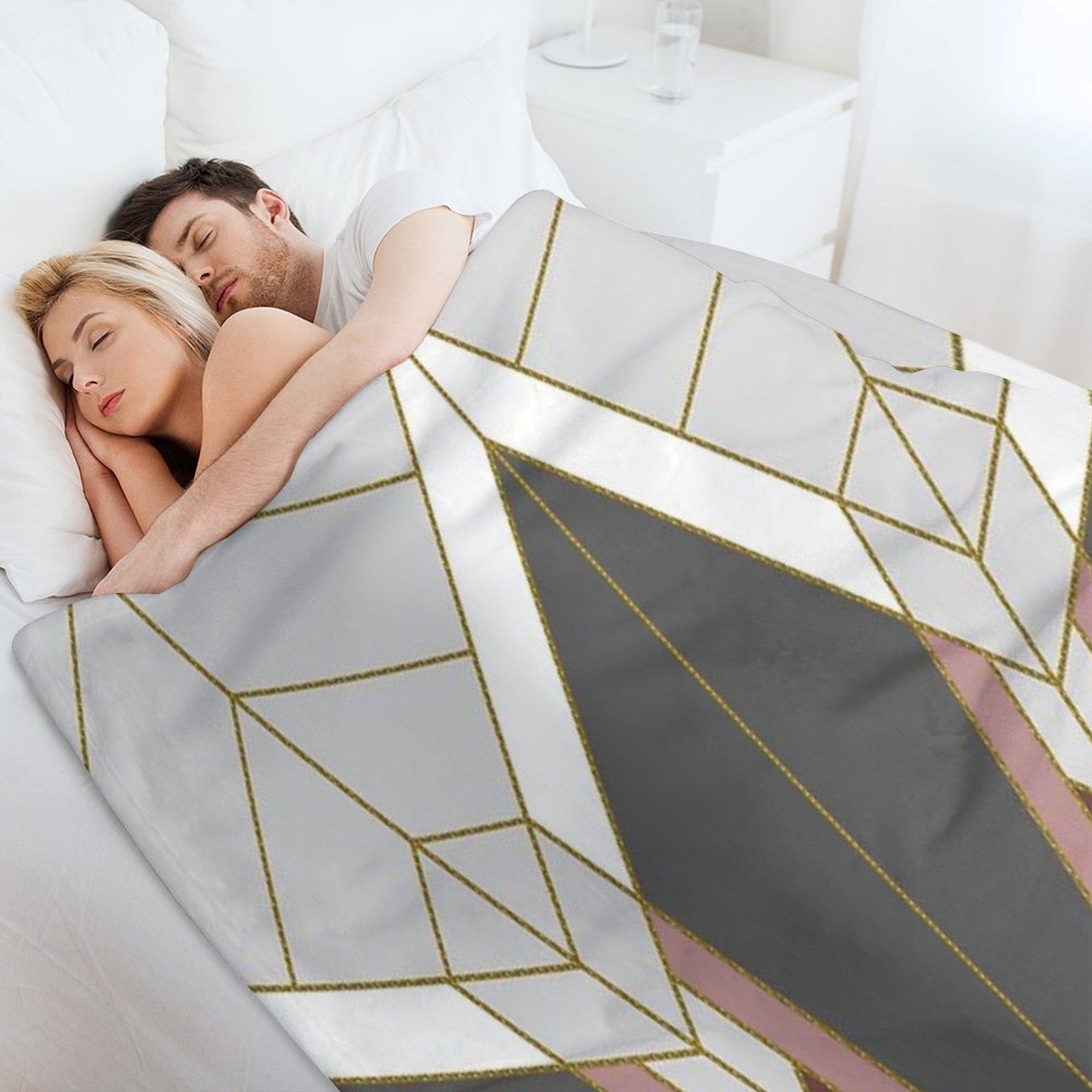 ART DECO G1 Velvety-soft Throw Blanket