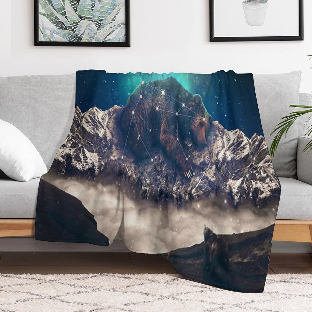 Under The Stars  Ursa Major Versatility Throw Blanket