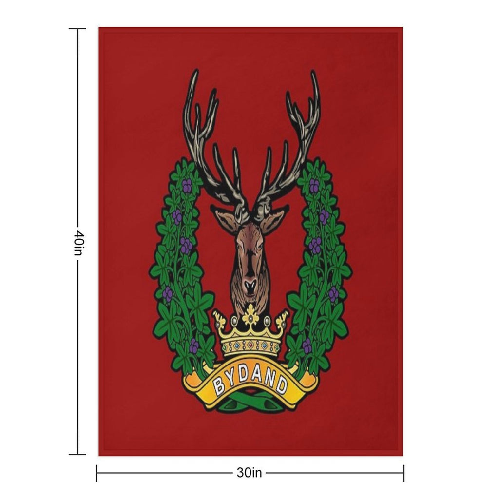 GORDON HIGHLANDERS Travel-friendly Throw Blanket