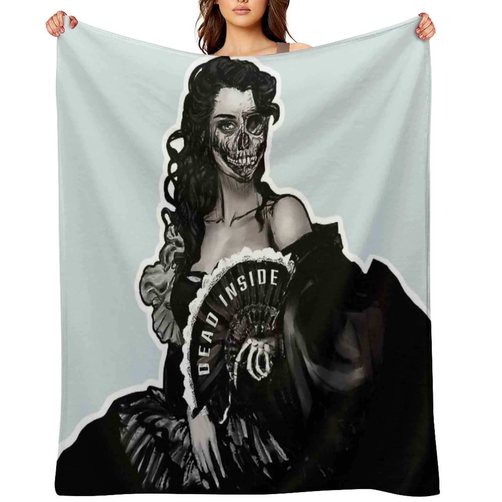 Dead Inside All-season Throw Blanket