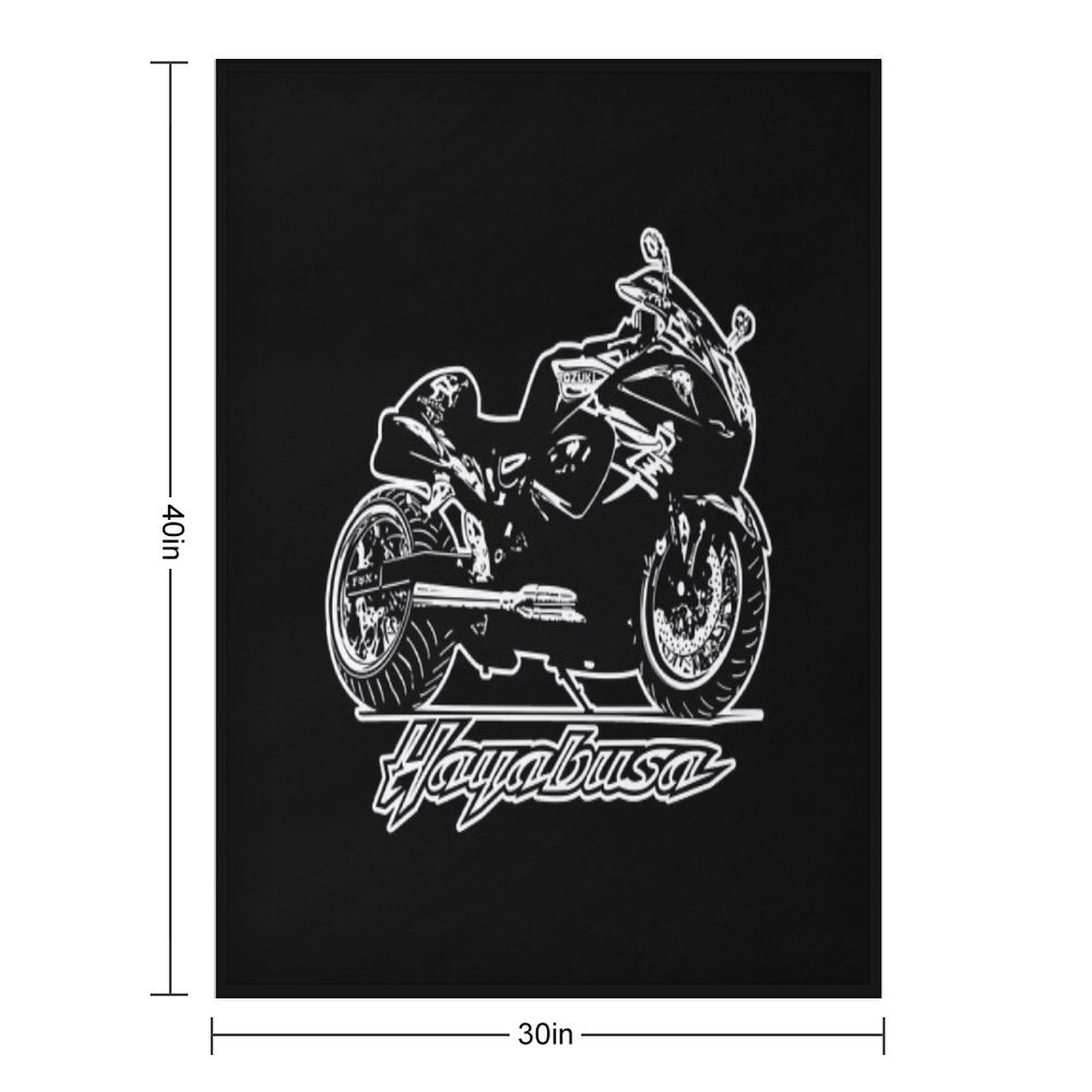 Suzuki Hayabusa Multi-functional Throw Blanket