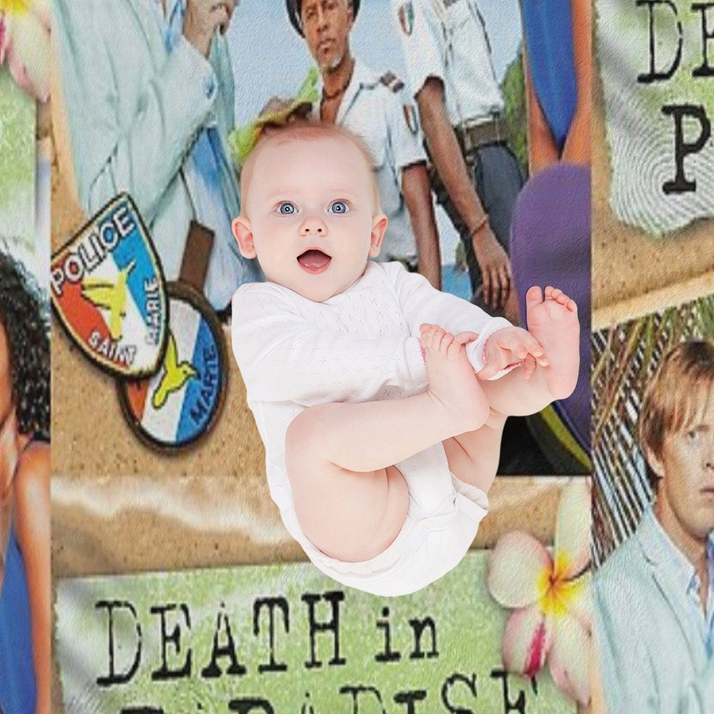 BBC Death in Paradise Plush Throw Blanket