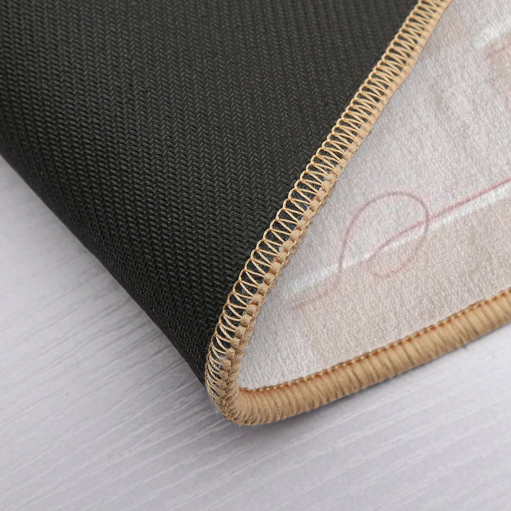 Minimalist Pink  Non-Slip Bath Mat