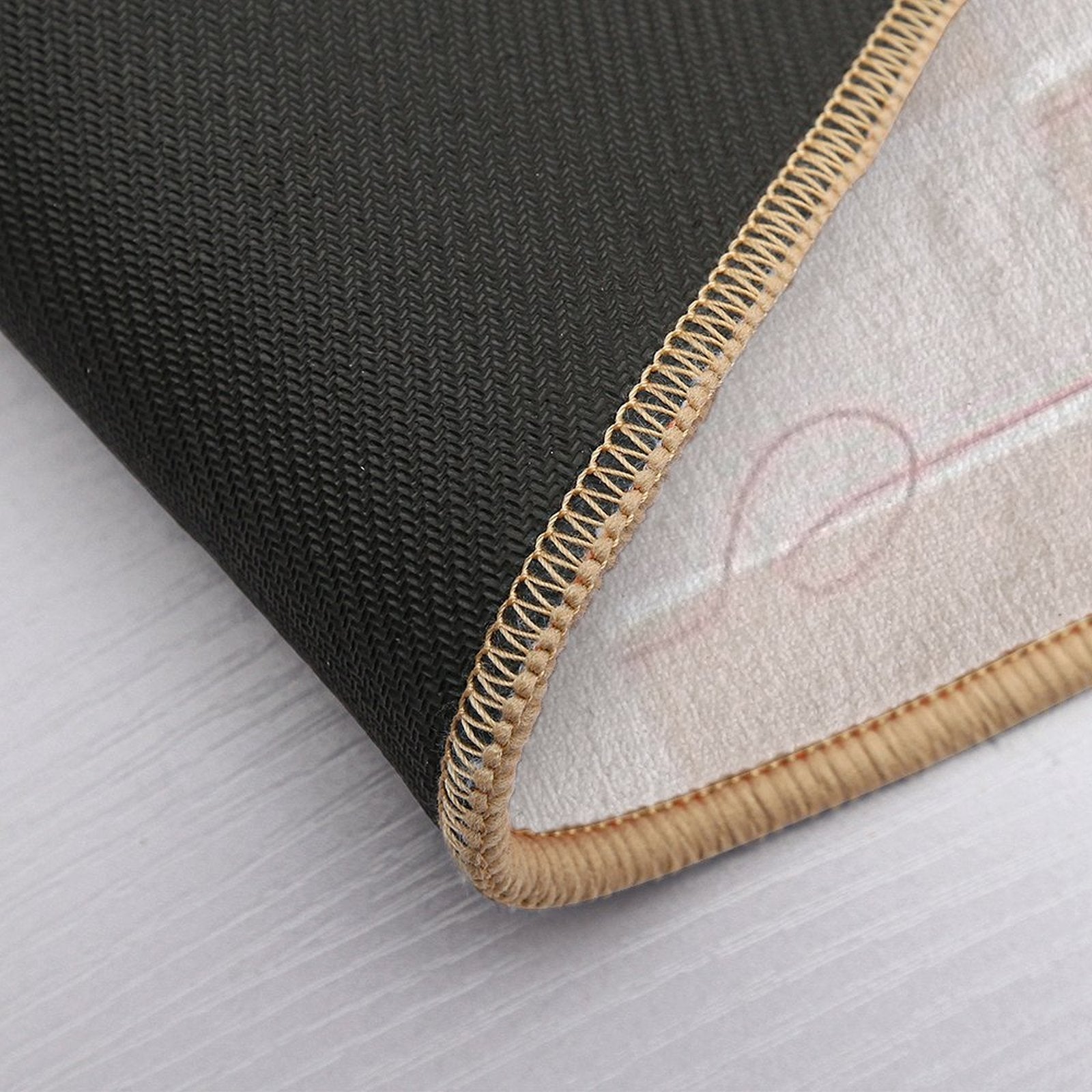 Minimalist Pink  Non-Slip Bath Mat