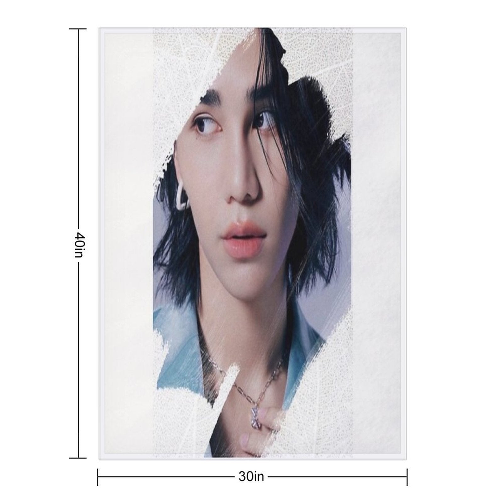 Jeff Satur Saturdayss Favourite Boy BL SERIES Star Actor Thai Asian Cutie Pie Compact Throw Blanket