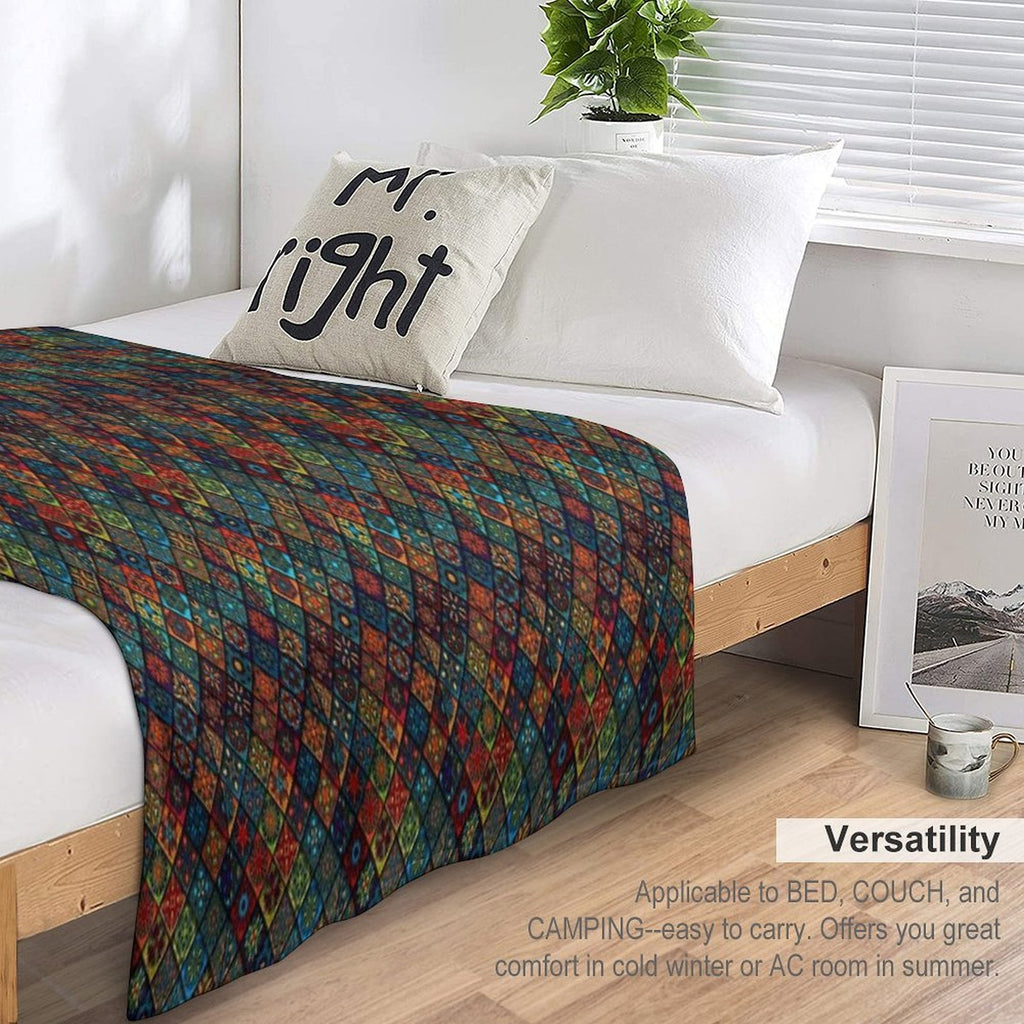 Unique Pattern Multi-functional Throw Blanket