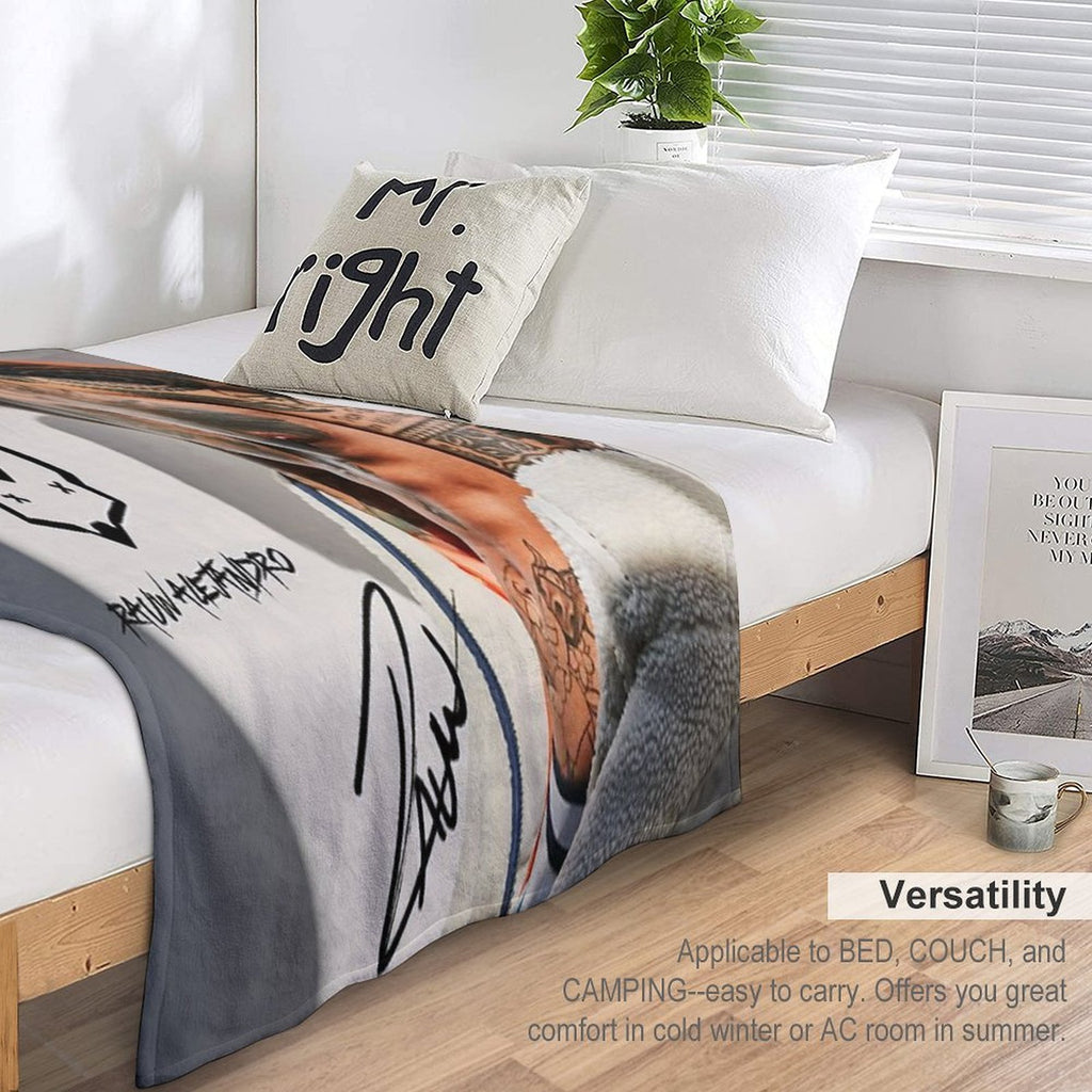 Alejandro with Signature Machine-washable Throw Blanket