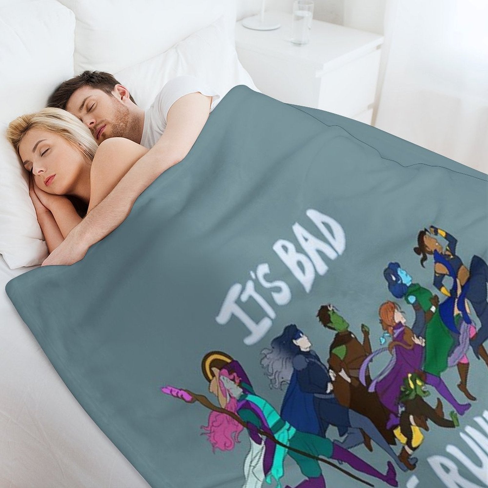 It's Bad, We're Running Lightweight Throw Blanket