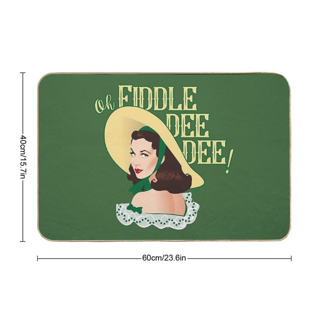 Fiddle-dee-dee!  Versatile Bath Mat