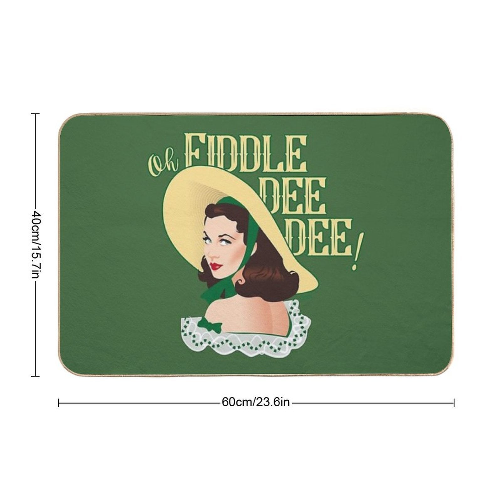 Fiddle-dee-dee!  Versatile Bath Mat