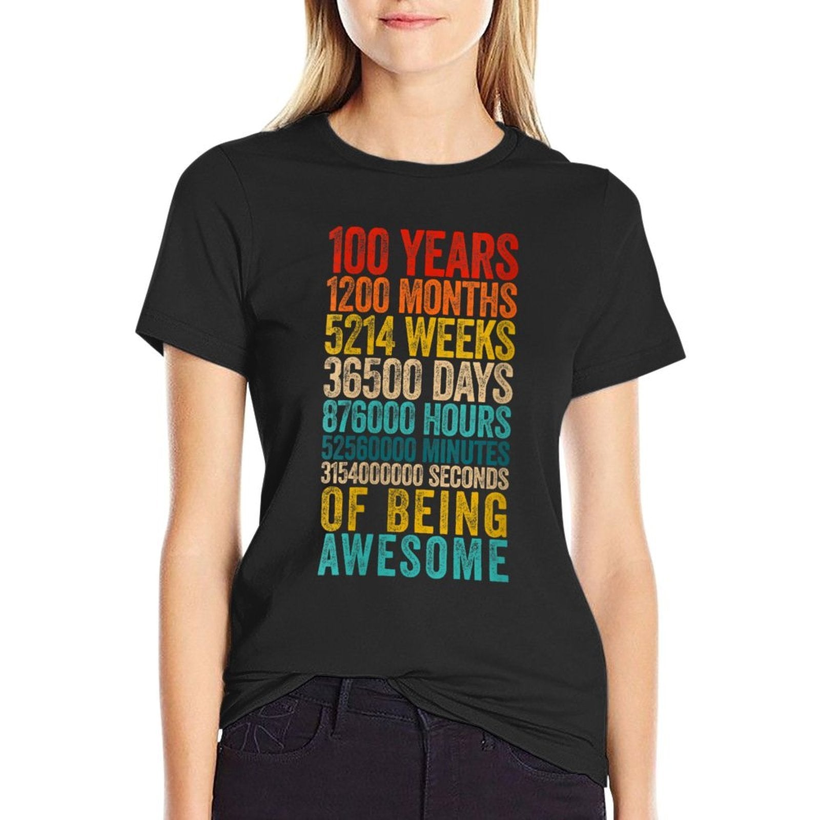 Funny 100th Birthday Old Meter Funny 100 Year Old Gift  Vintage-inspired T-Shirt