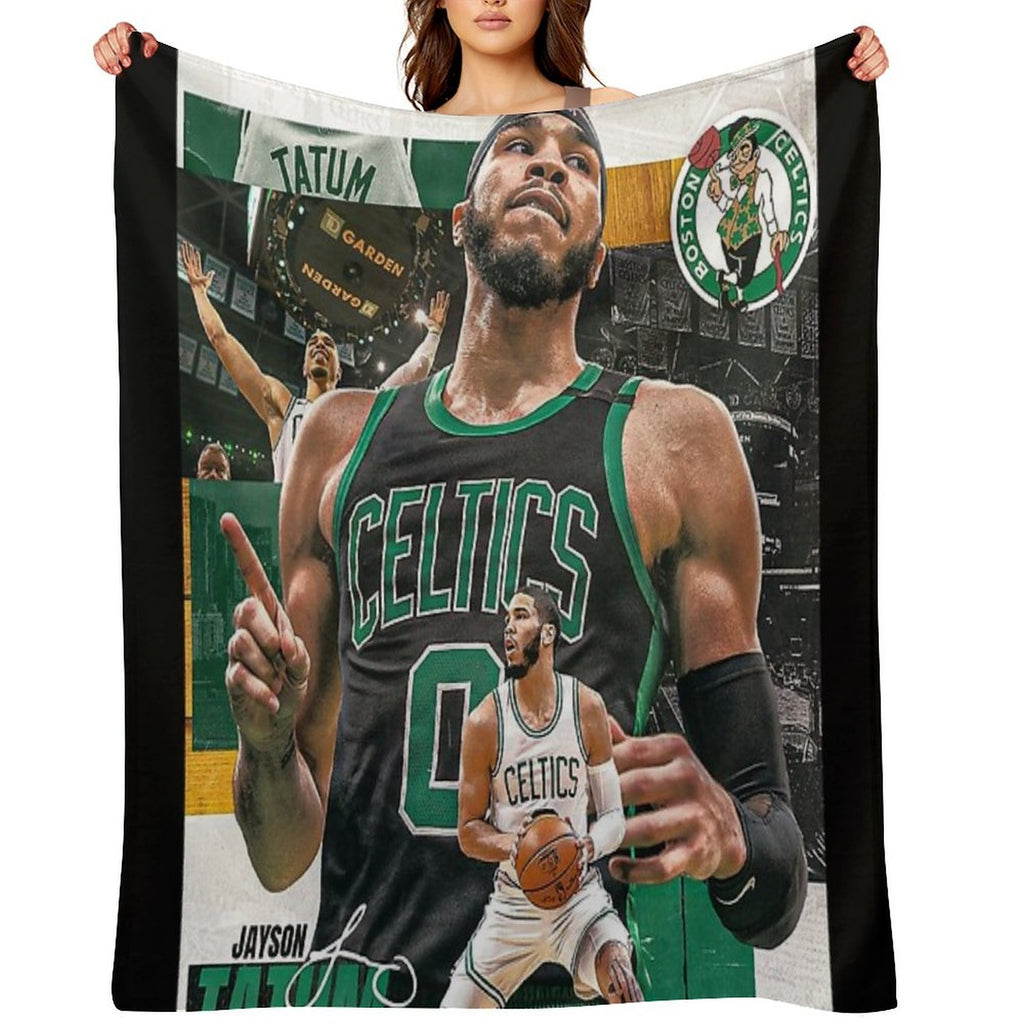 Jayson Tatum 0 Champions Velvety-soft Throw Blanket