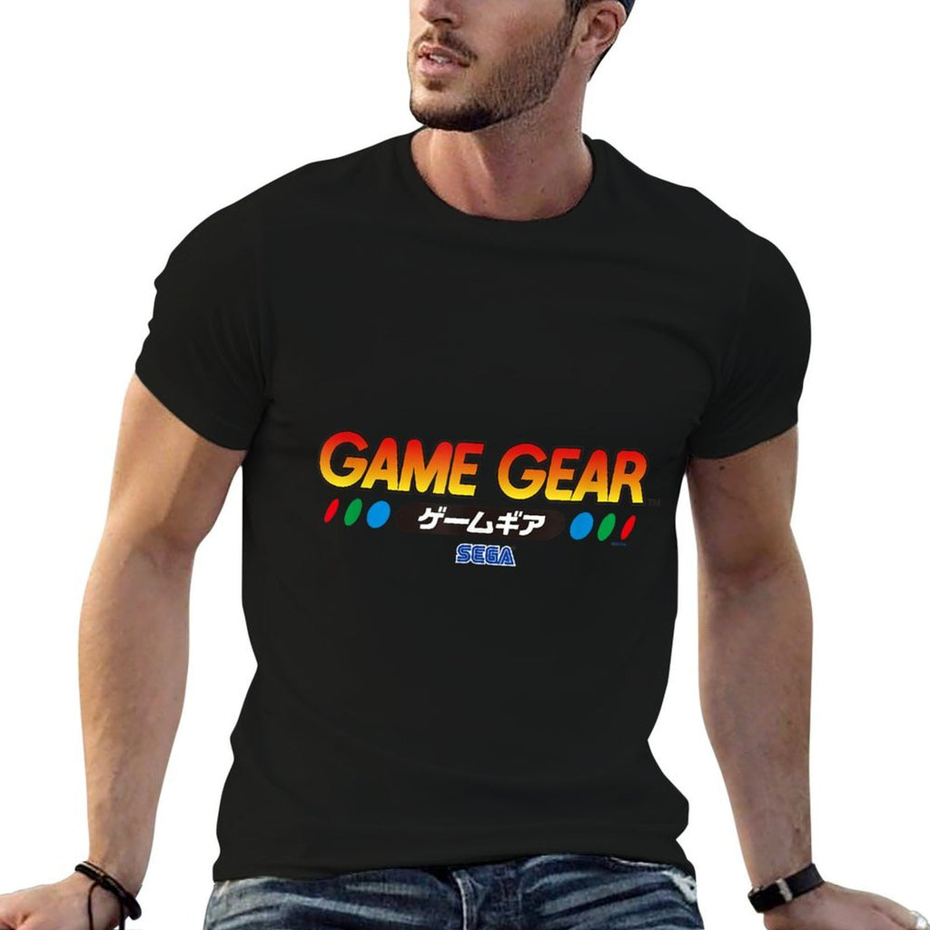SEGA Game Gear Logo (Japanese) Video Game  Fade-proof Color T-Shirt