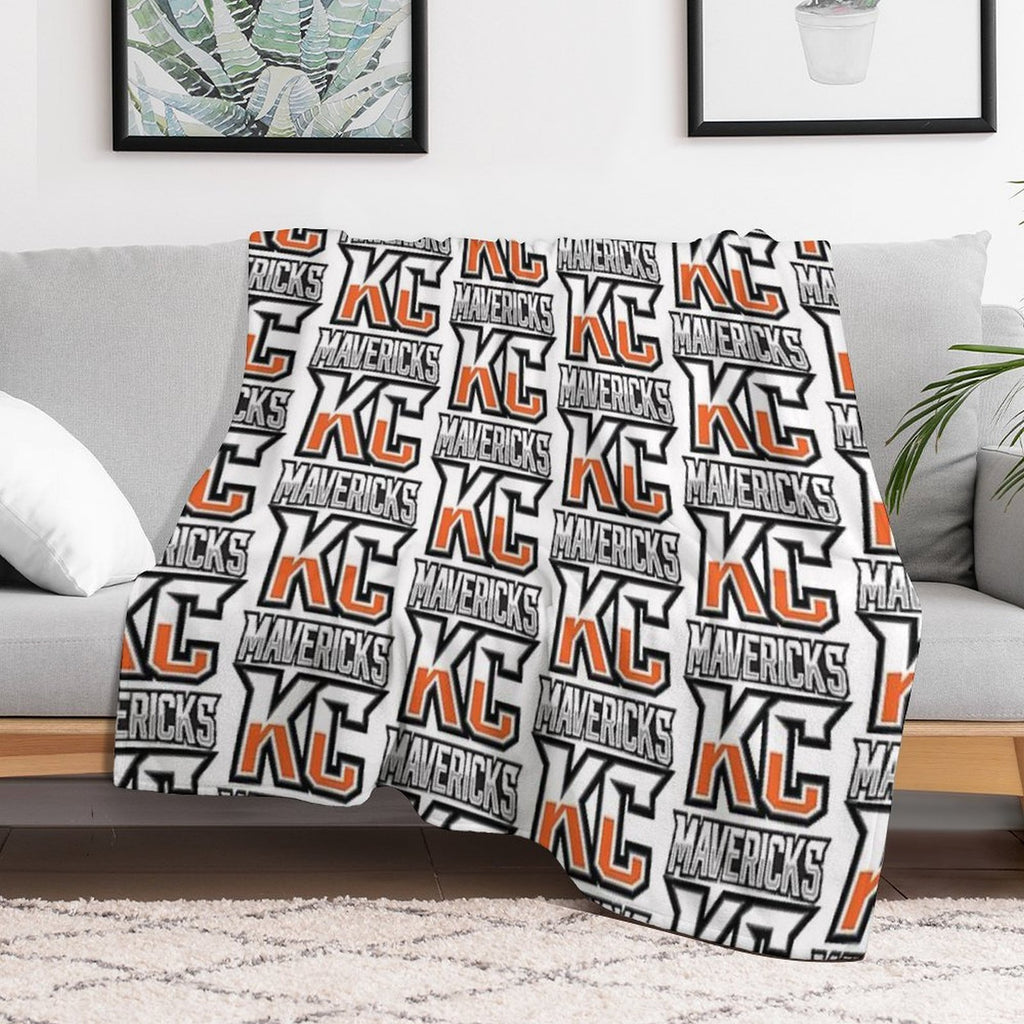 Kansas City Mavericks Plush Throw Blanket