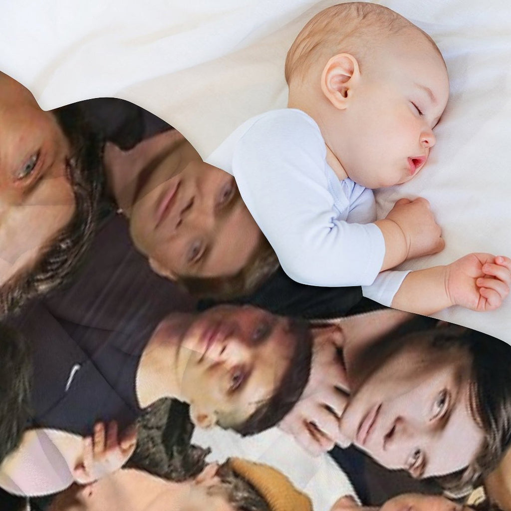 Cillian Murphy Photo Collage Plush Throw Blanket
