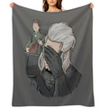 Geralt Face Palm Easy Care Throw Blanket