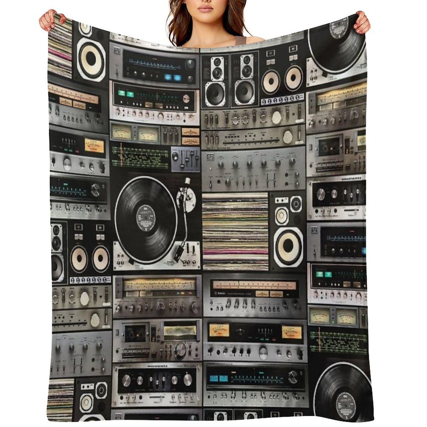Hifidelity Wrinkle-free Throw Blanket