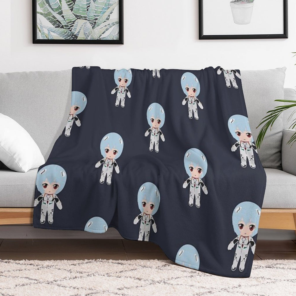 Rei Plush Design Travel-friendly Throw Blanket