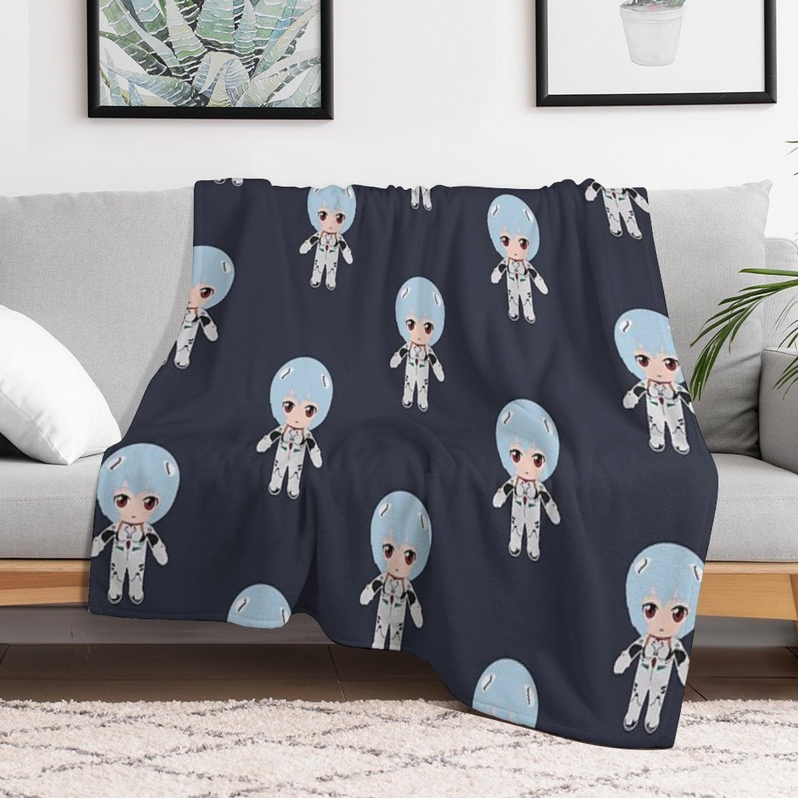 Rei Plush Design Travel-friendly Throw Blanket