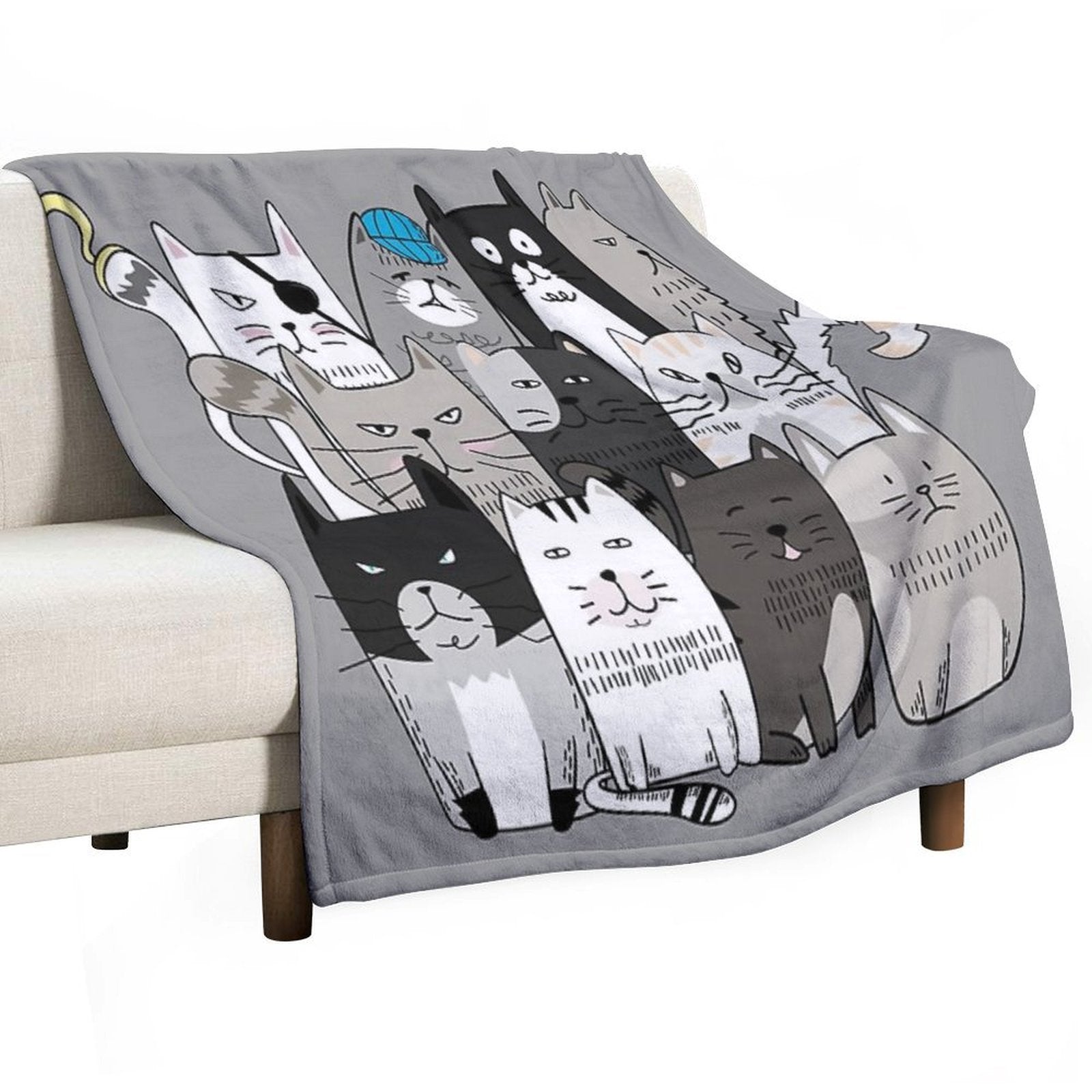Cats Premium Throw Blanket