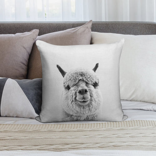 Alpaca Soft Washable Throw Pillow