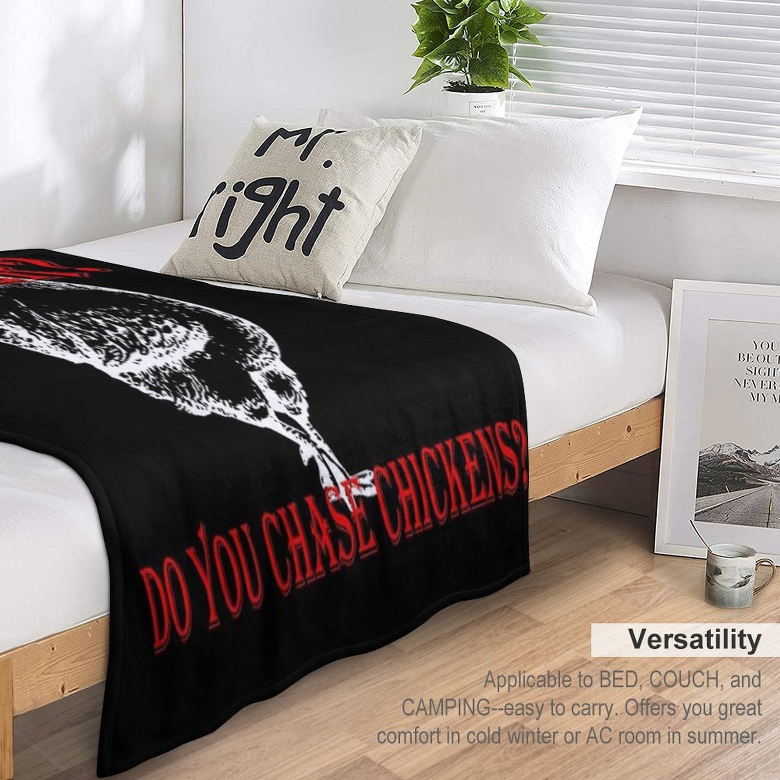 Chicken Chaser Do You Chase Chickens - Videogame Velvety-soft Throw Blanket