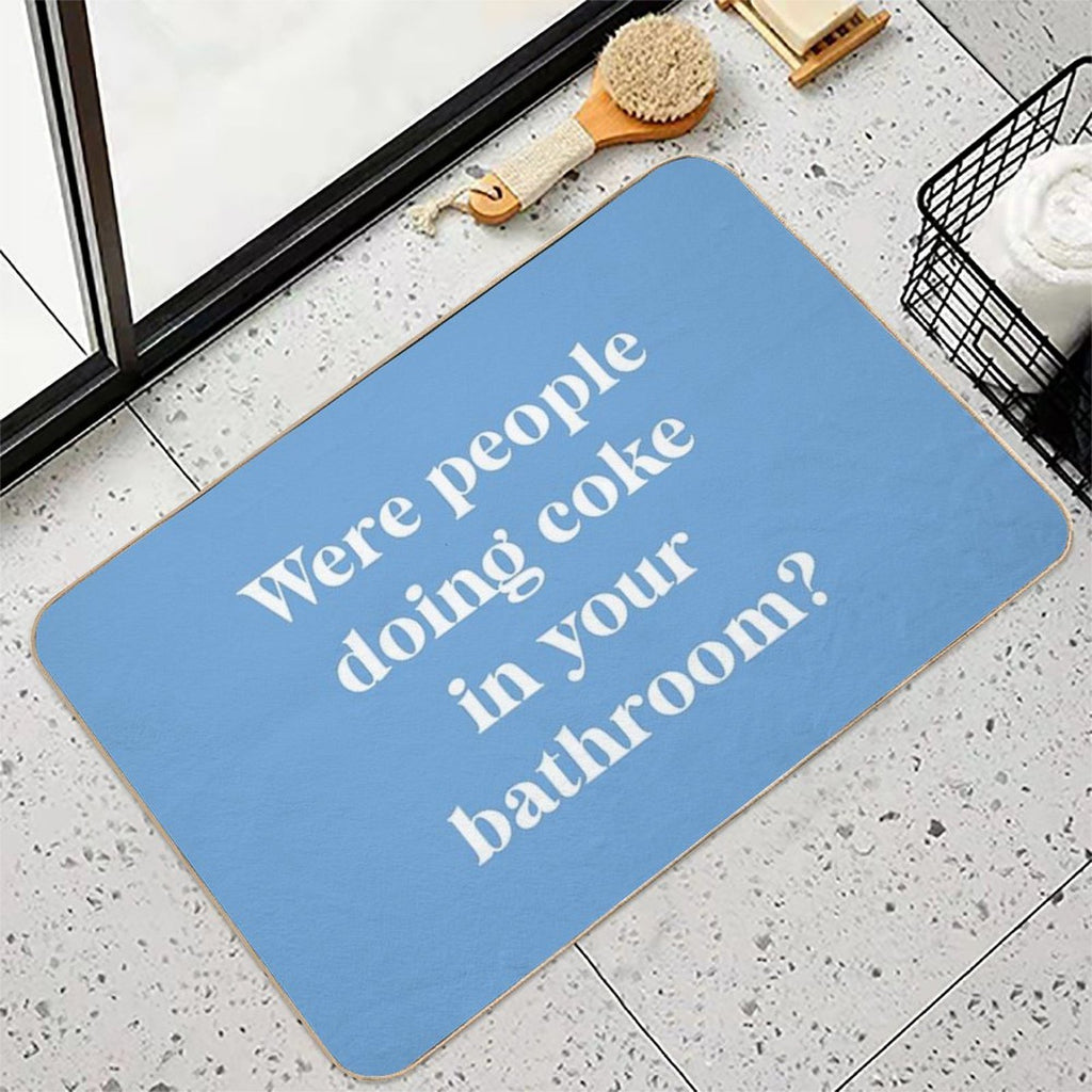 RHOBH - Were People Doing Coke in Your Bathroom  Pet-Safe Bath Mat