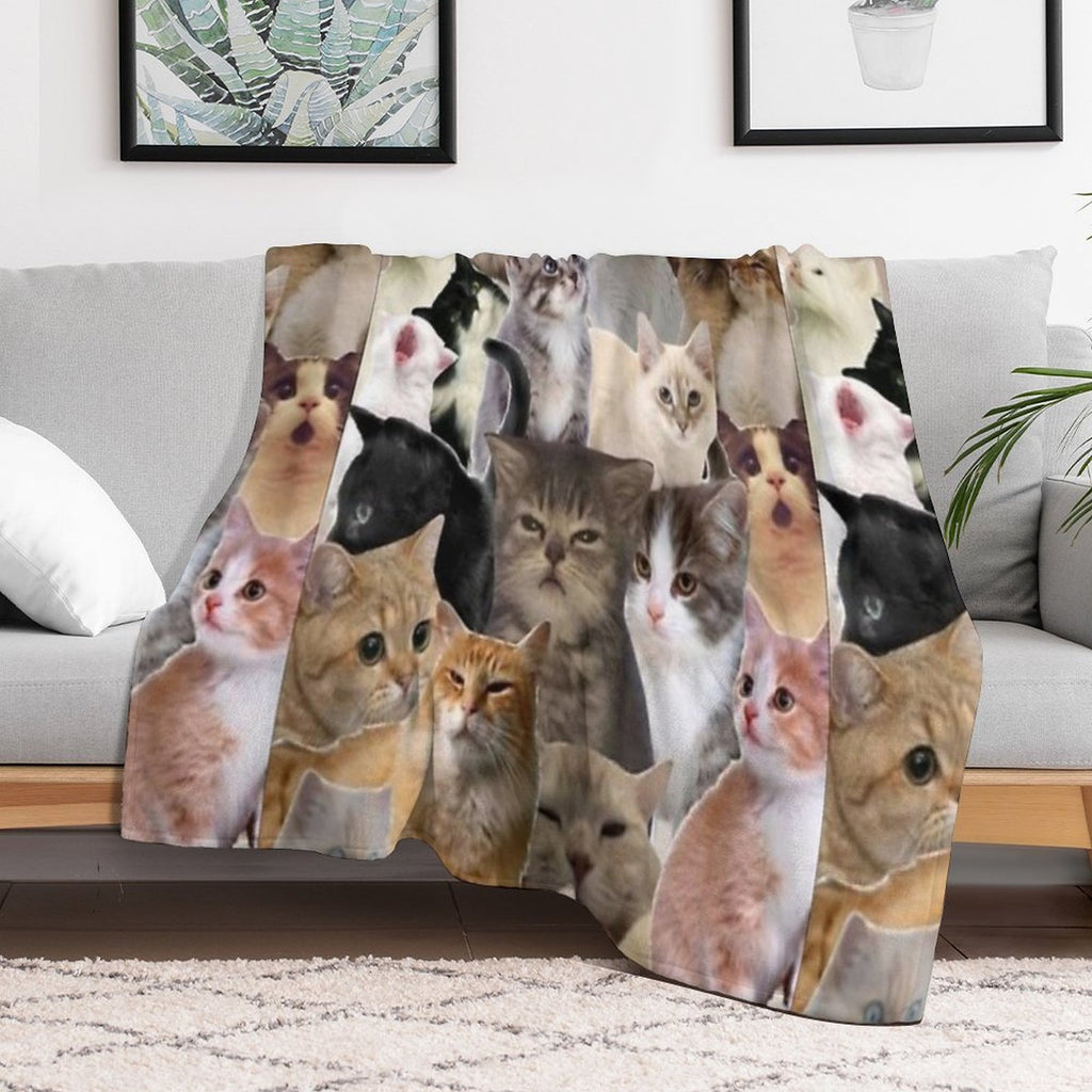 Cat Memes All-season Throw Blanket