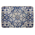 Beautiful Blue Portuguese Tile - Azulejo  High-Traffic Bath Mat